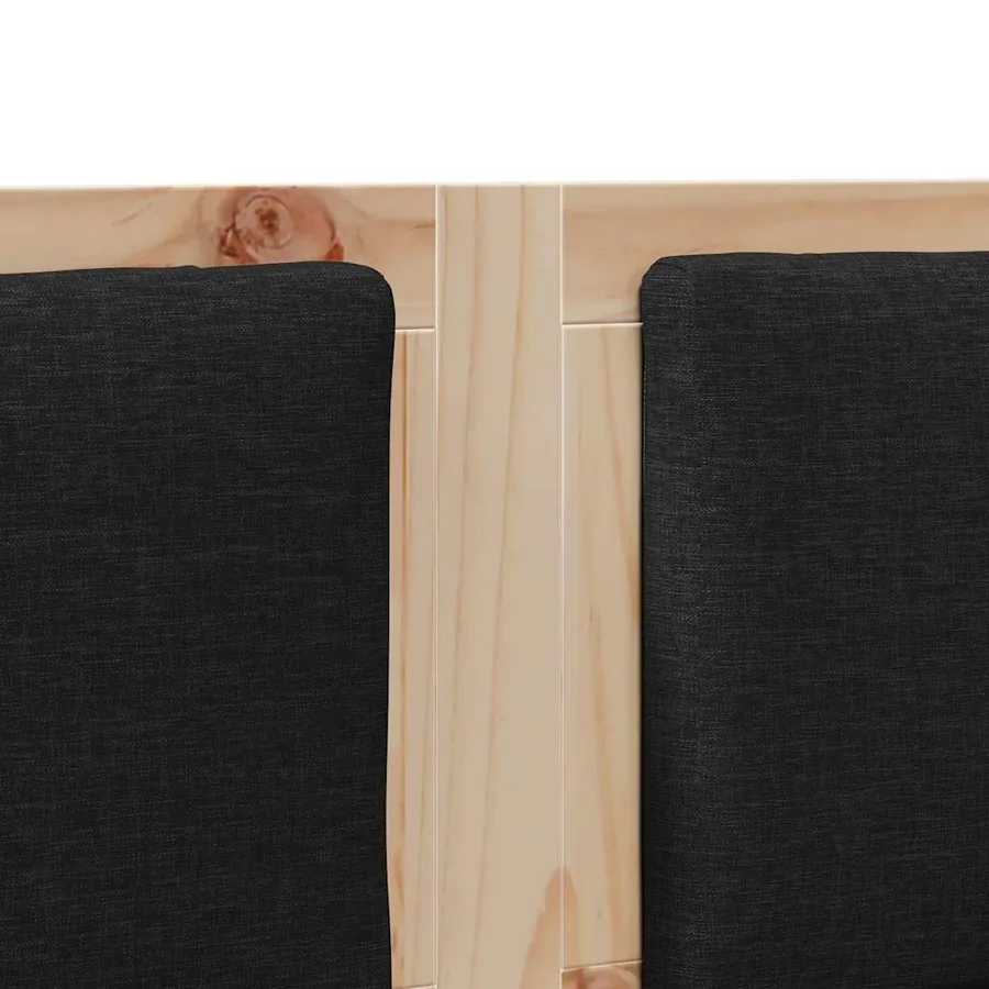 Tête de lit Autre Marron 135 cm Bois massif en pin - 7