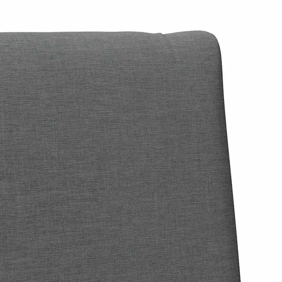 Tête de lit capitonnée Gris foncé 90 cm Pin massif - 7