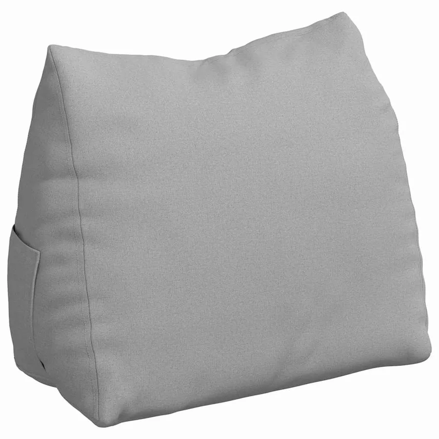 Coussin de Dos Gris nuage 60 x 20 x 50 cm tissu - 2