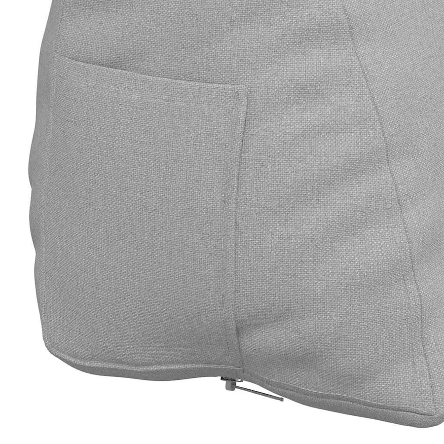 Coussin de Dos Gris nuage 60 x 20 x 50 cm tissu - 9
