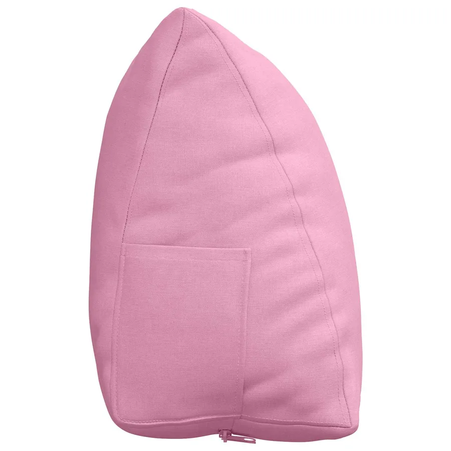 Coussin de Dos Rose 60 x 20 x 50 cm tissu - 7