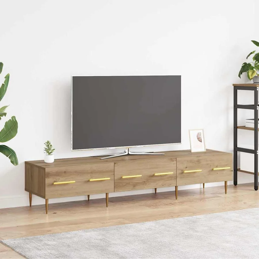 Meuble TV 150 x 36 x 30 cm Chêne artisanal Bois d'ingénierie