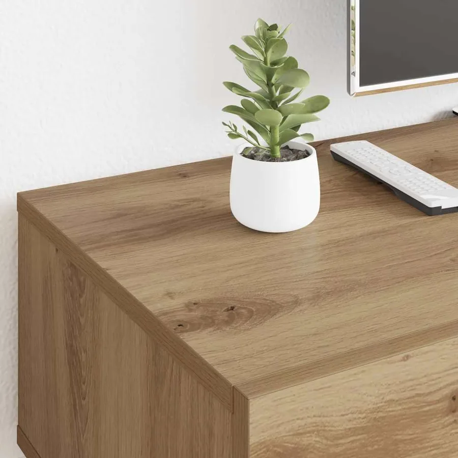 Meuble TV 150 x 36 x 30 cm Chêne artisanal Bois d'ingénierie - 4