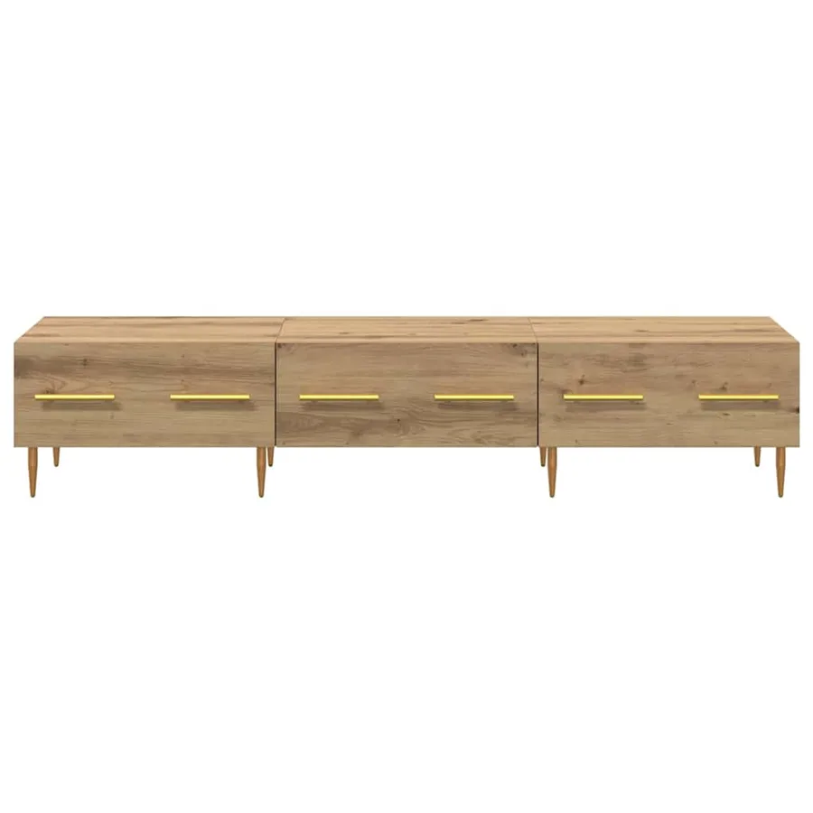Meuble TV 150 x 36 x 30 cm Chêne artisanal Bois d'ingénierie - 6