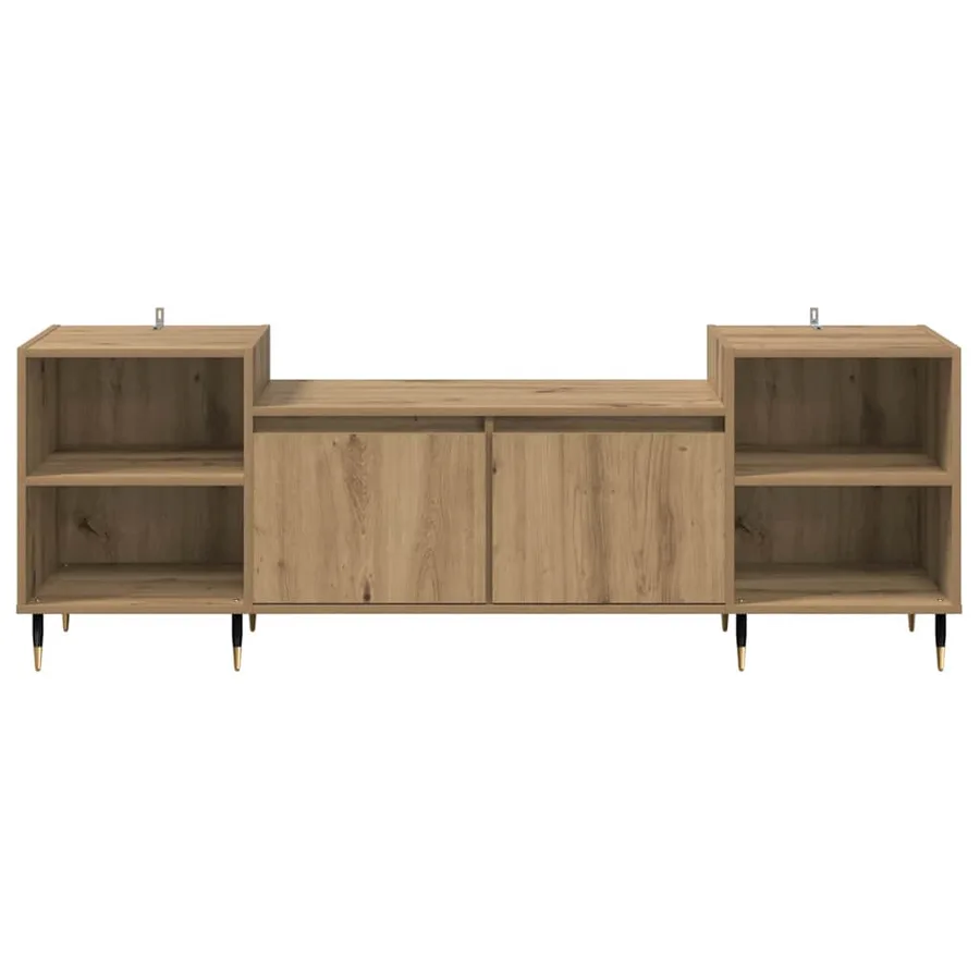 Meuble TV 160 x 35 x 55 cm Chêne artisanal Bois d'ingénierie - 6