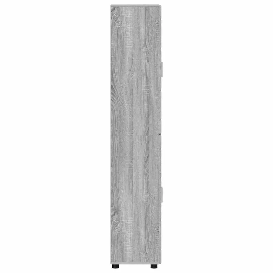 Haut Armoire avec étagère FLORIN Gris Sonoma 60 x 35 x 182 cm - 7