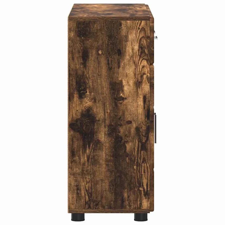 Buffet FLORIN Chêne fumé 88,5 x 30,5 x 73 cm Bois d'ingénierie - 7
