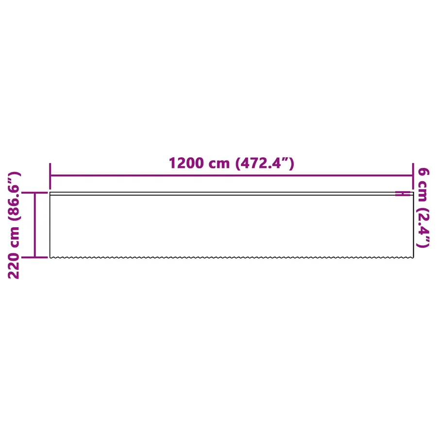 Rideau en Dentelle Floral Blanc 220 x 1200 cm Polyester - 8
