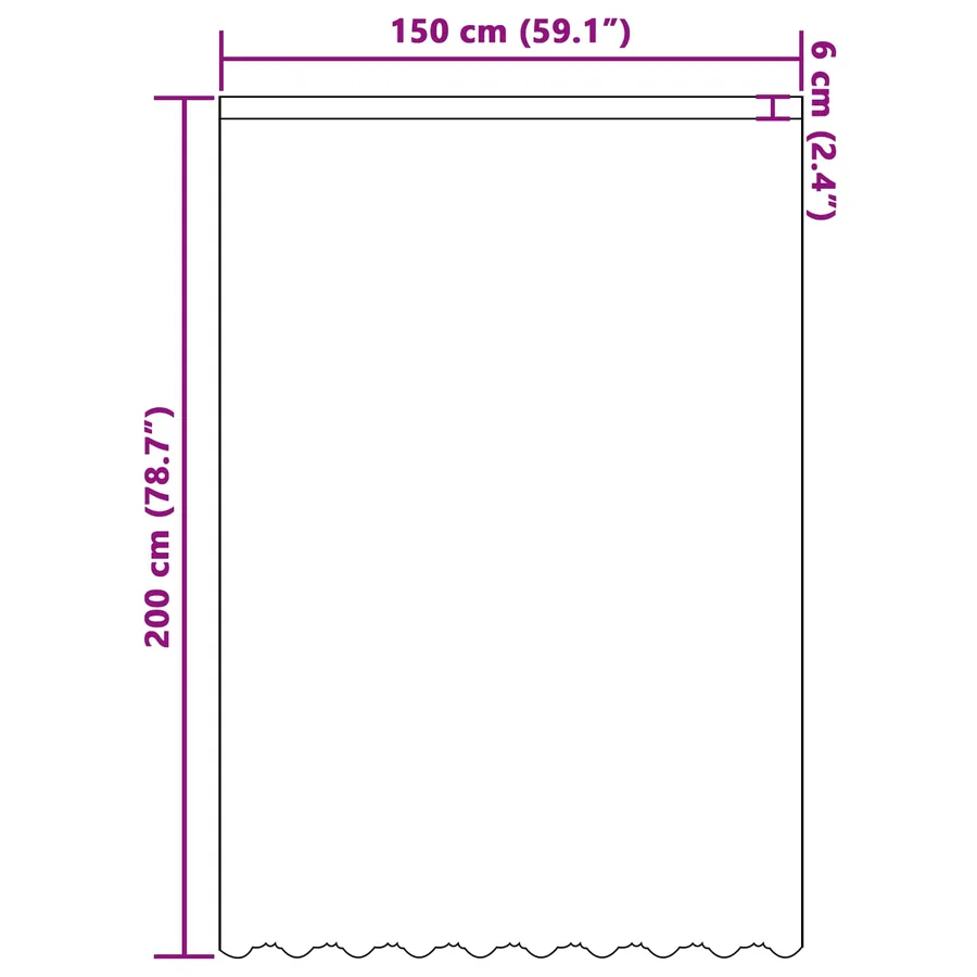 Rideau en Dentelle Floral Blanc 200 x 150 cm Polyester - 8