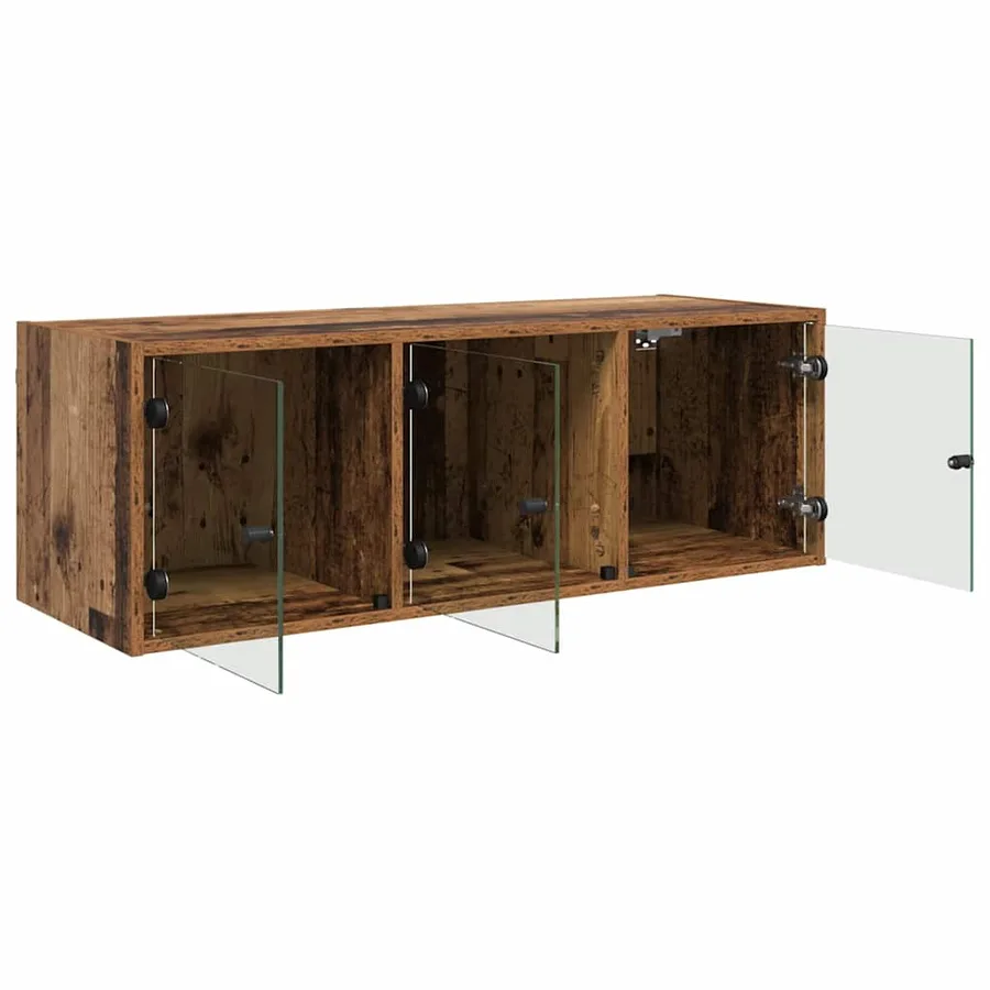Meuble mural Bois Ancien 102 x 37 x 35 cm Bois d'ingénierie - 5
