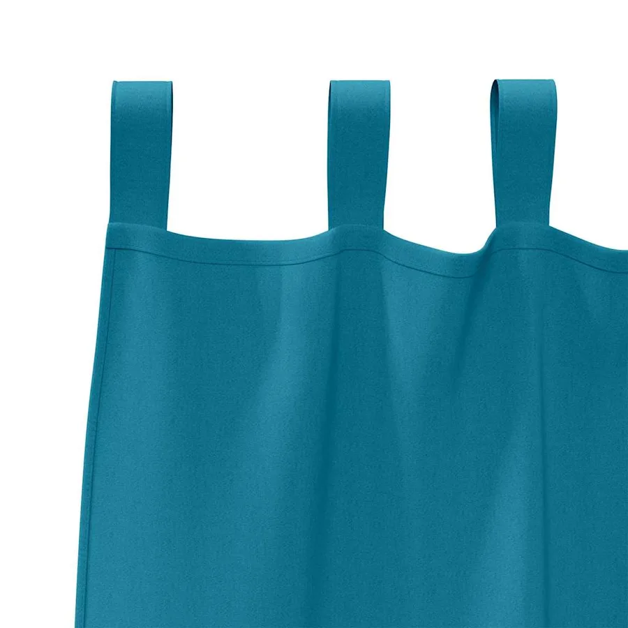 Rideaux occultants avec anneaux 2 pcs Turquoise 175 x 140 cm - 5