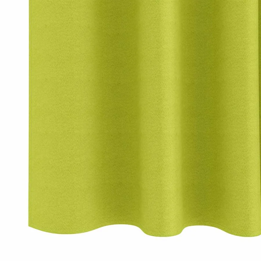 Rideaux occultants avec anneaux 2 pcs Vert 175 x 140 cm - 6