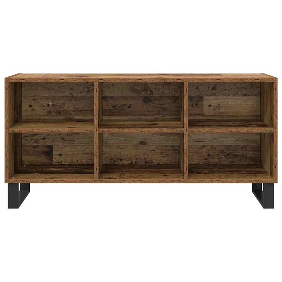 Meuble TV Bois Ancien 103,5 x 30 x 50 cm Bois d'ingénierie - 2