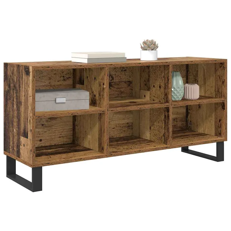 Meuble TV Bois Ancien 103,5 x 30 x 50 cm Bois d'ingénierie - 3