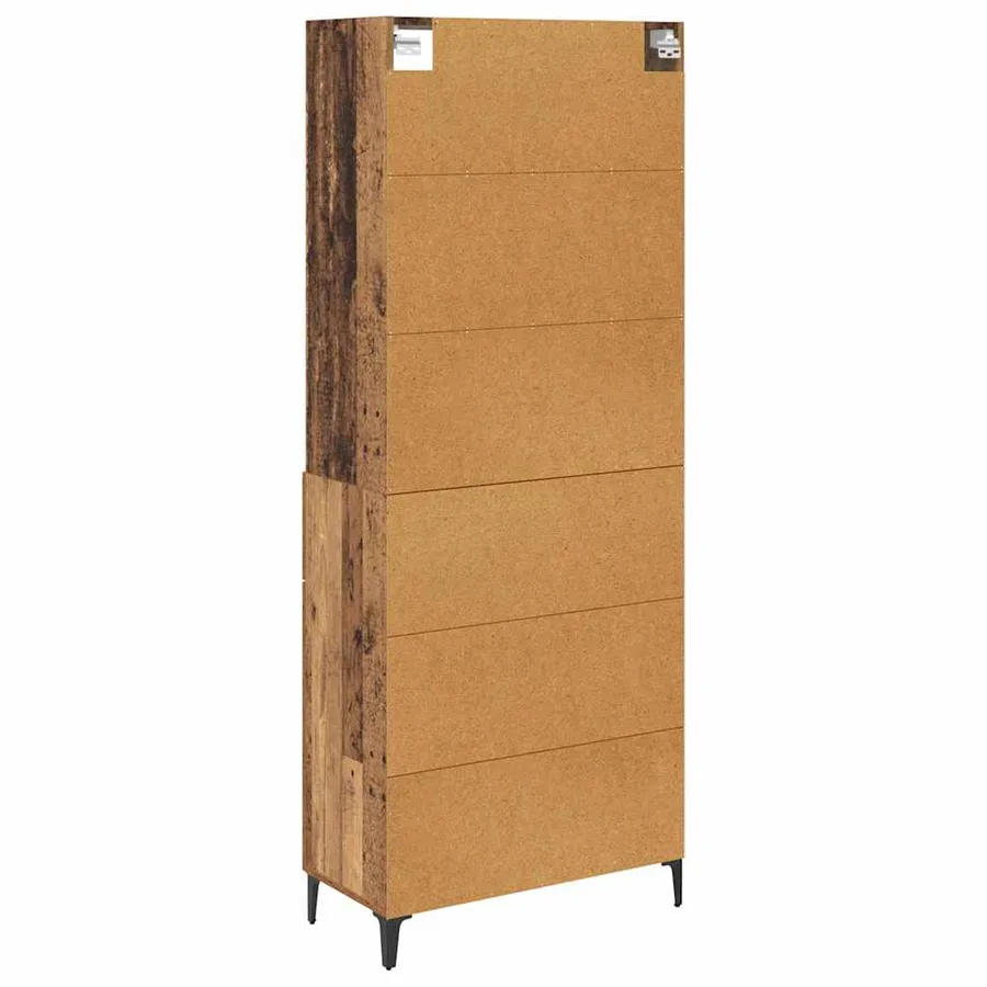 Haut Armoire Bois Ancien 69,5 x 34 x 180 cm Bois d'ingénierie - 8