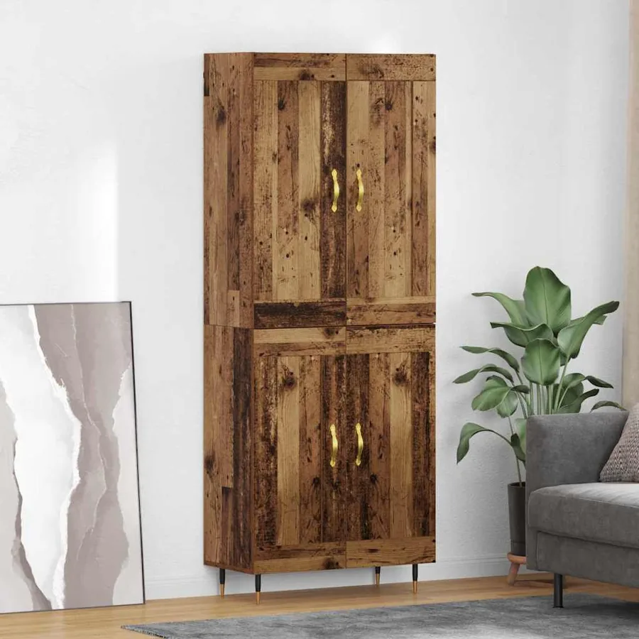 Haut Armoire Bois Ancien 69,5 x 34 x 90 cm Bois d'ingénierie