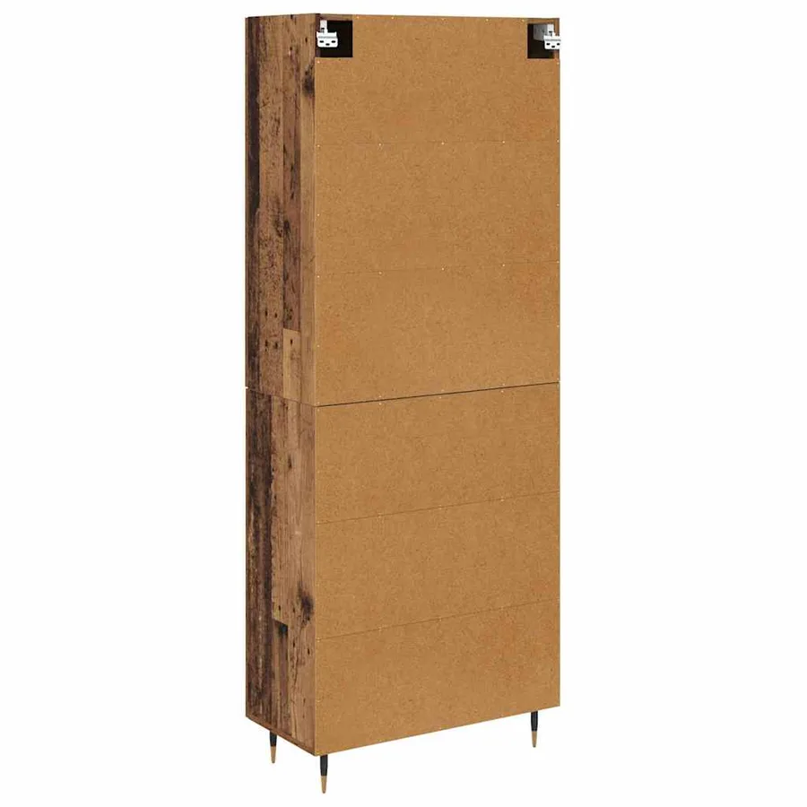 Haut Armoire Bois Ancien 69,5 x 34 x 90 cm Bois d'ingénierie - 8