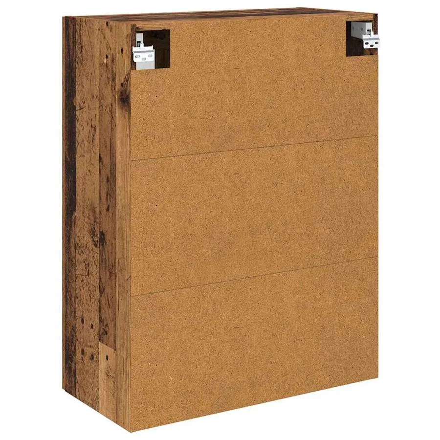 Meuble mural Montage mural 2 pcs Bois ancien 69,5 x 34 x 90 cm - 9