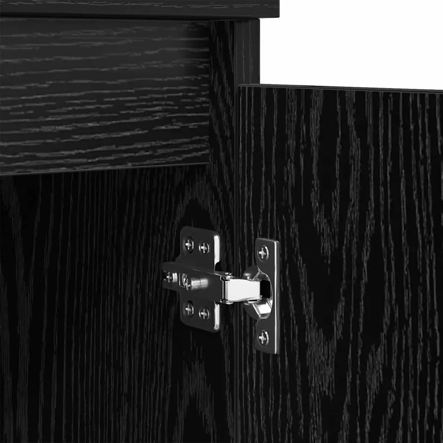 Buffets 2 pcs Chêne noir 60 x 35 x 70 cm Bois d'ingénierie - 10