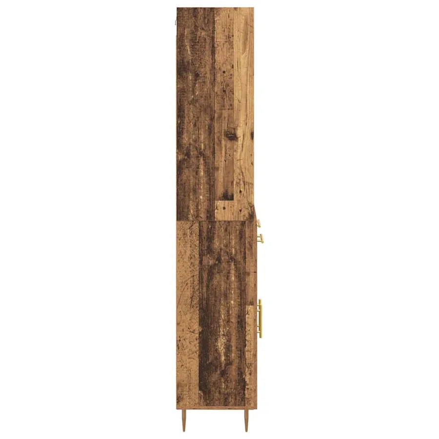 Haut Armoire Bois ancien 69,5 x 34 x 180 cm Bois d'ingénierie - 9