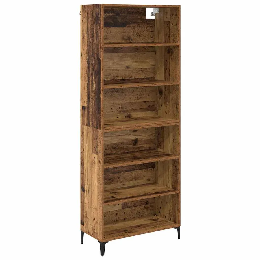 Haut Armoire Bois Ancien 69,5 x 34 x 180 cm Bois d'ingénierie - 2