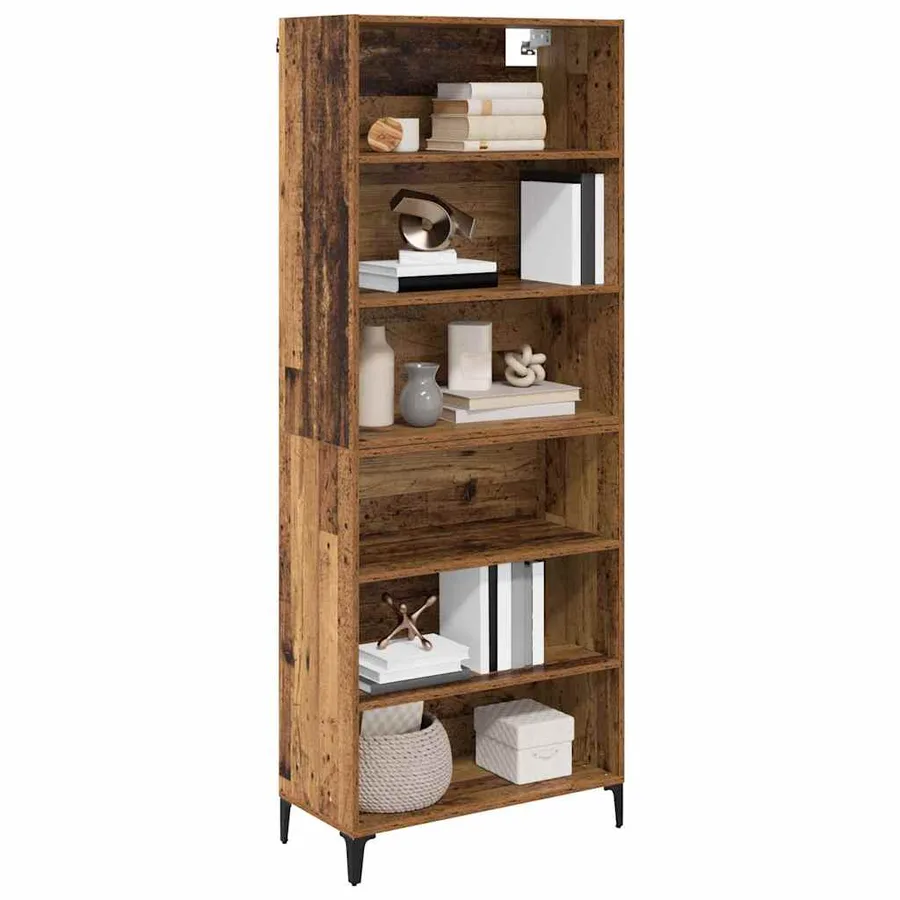 Haut Armoire Bois Ancien 69,5 x 34 x 180 cm Bois d'ingénierie - 3