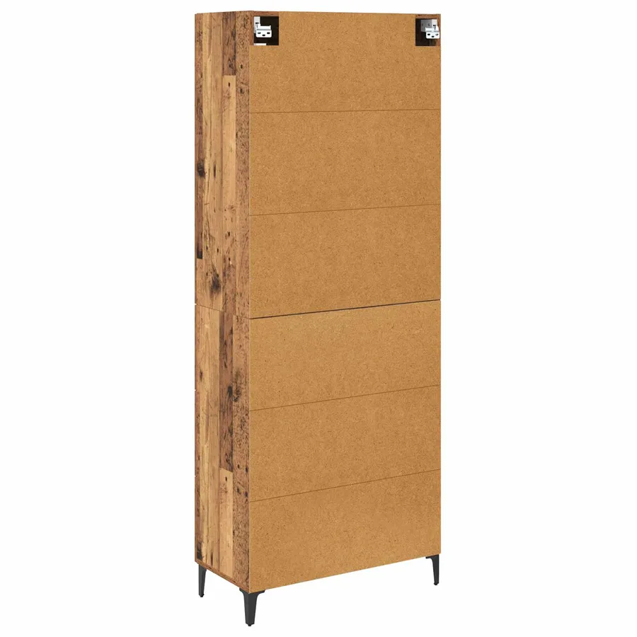 Haut Armoire Bois Ancien 69,5 x 34 x 180 cm Bois d'ingénierie - 10