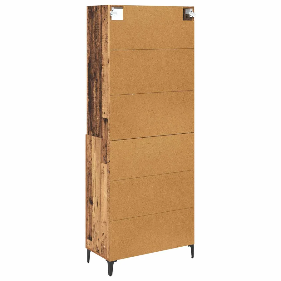 Haut Armoire Bois Ancien 69,5 x 34 x 180 cm Bois d'ingénierie - 8