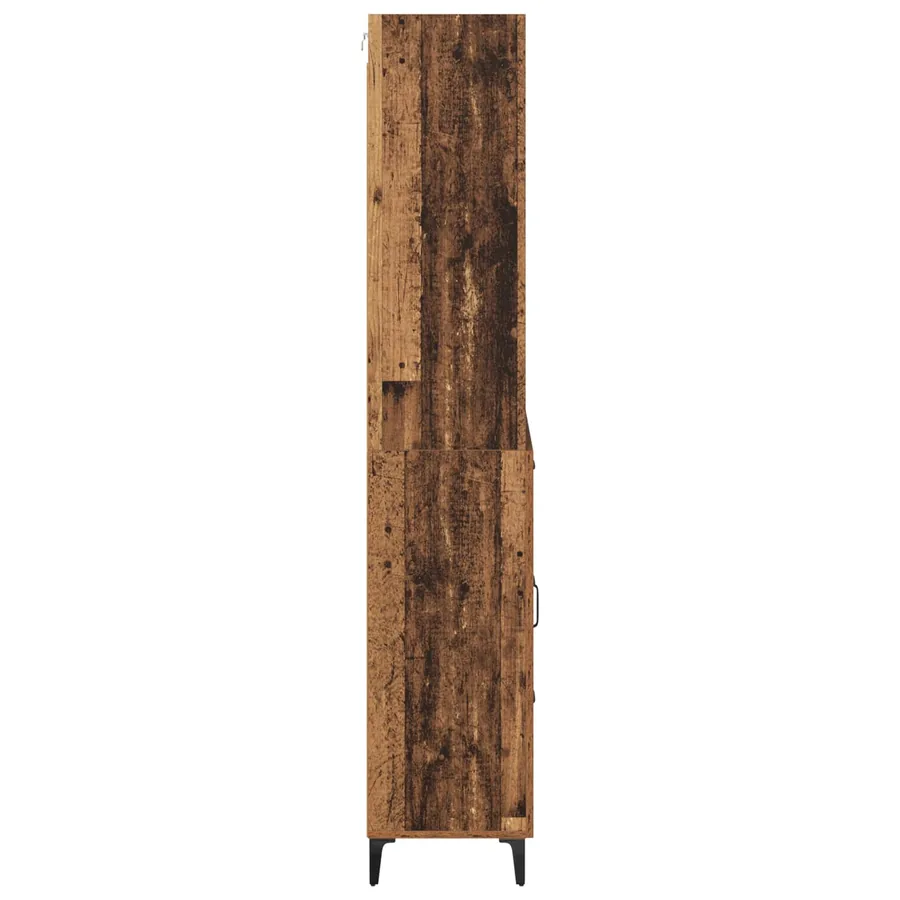 Haut Armoire Bois Ancien 69,5 x 34 x 180 cm Bois d'ingénierie - 9