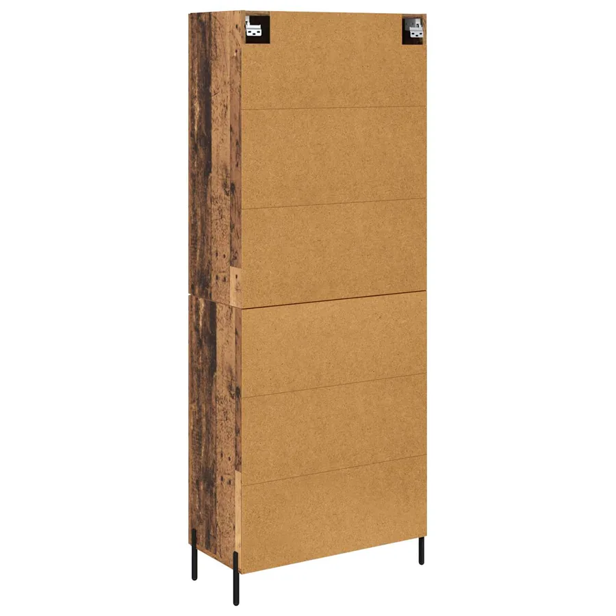 Haut Armoire Bois Ancien 69,5 x 34 x 180 cm Bois d'ingénierie - 8
