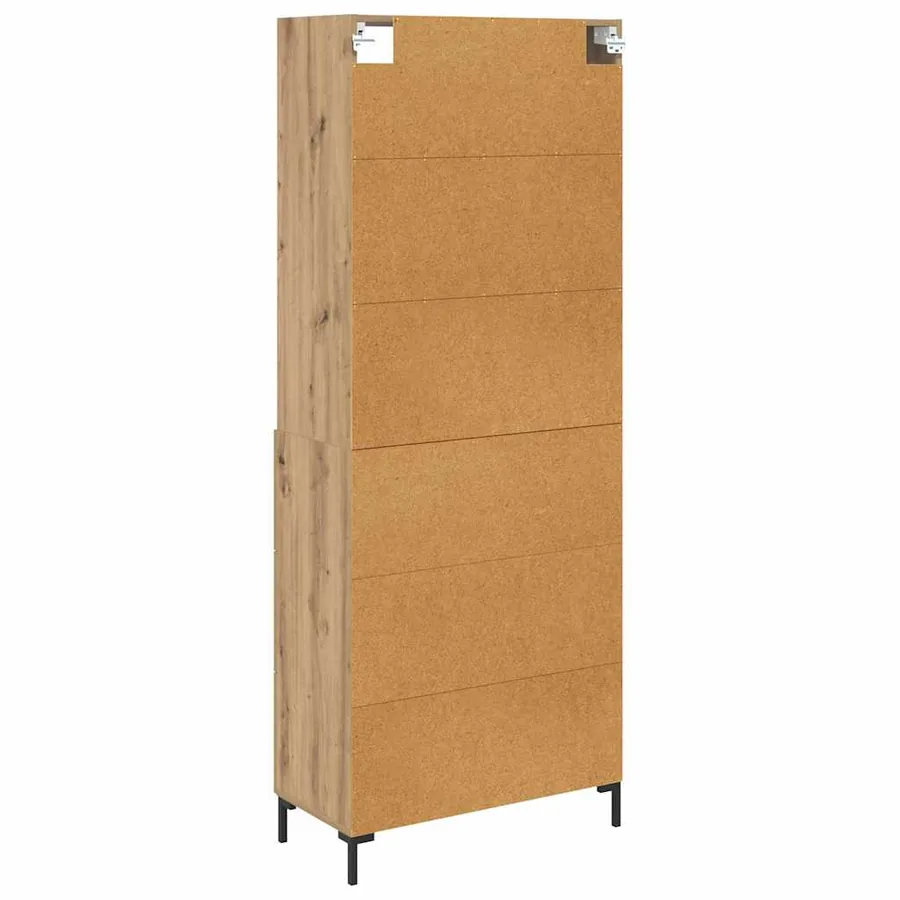 Haut Armoire Chêne artisanal 69,5 x 34 x 180 cm - 8