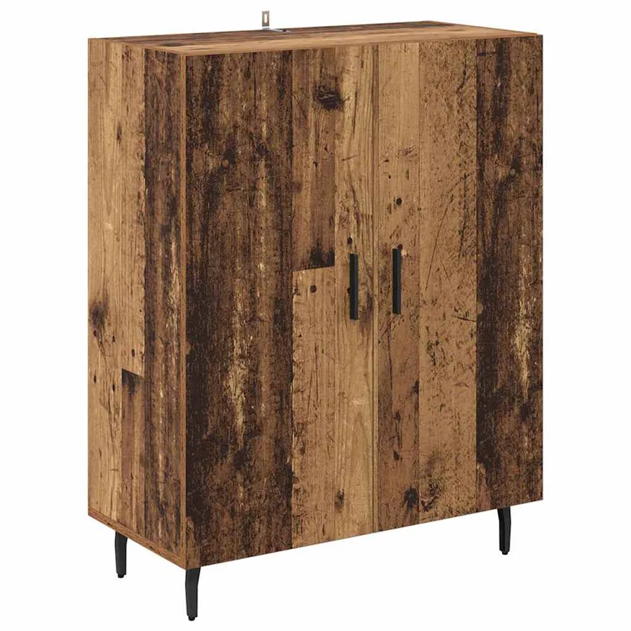 Haut Armoire Bois Ancien 69,5 x 34 x 180 cm - 6