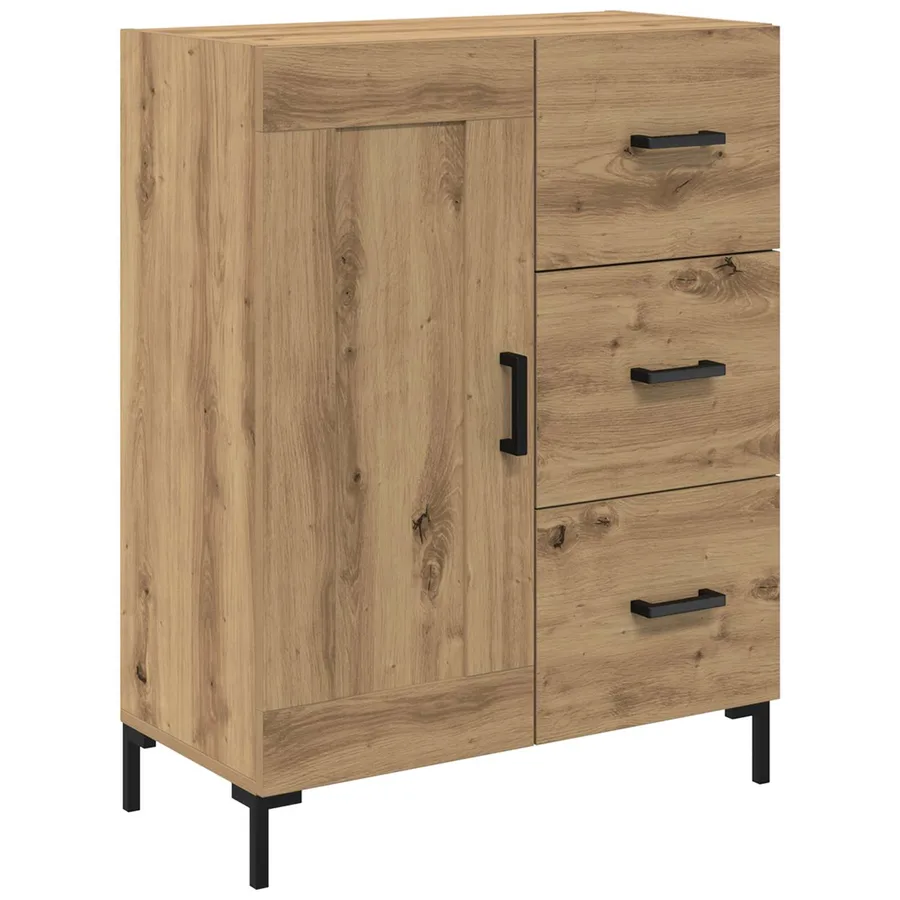 Haut Armoire Chêne artisanal 69,5 x 34 x 180 cm - 6