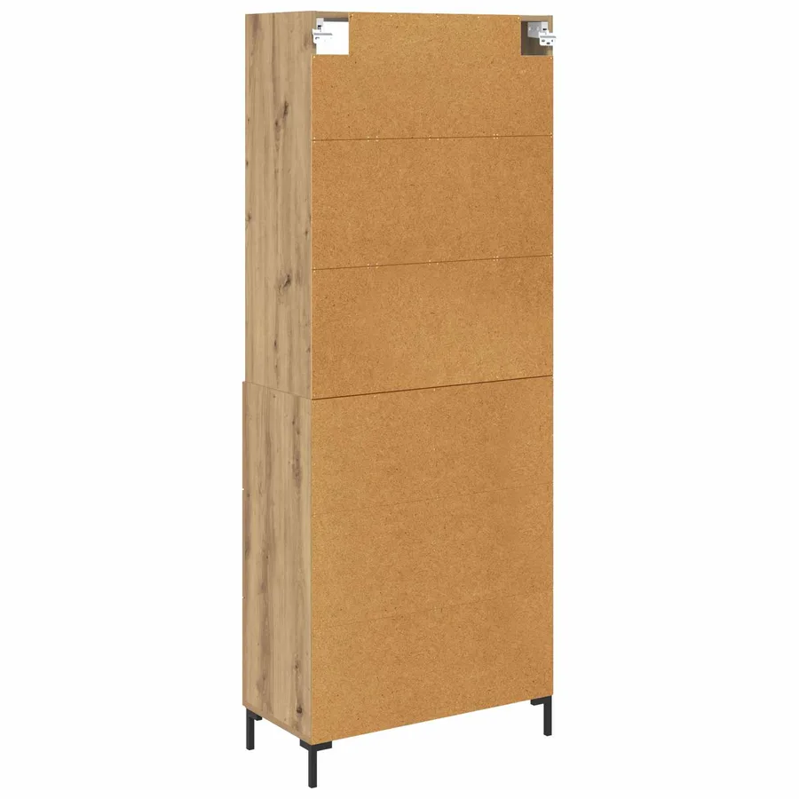 Haut Armoire Chêne artisanal 69,5 x 34 x 180 cm - 8