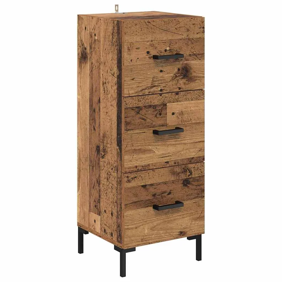 Haut Armoire Bois Ancien 69,5 x 34 x 180 cm Bois d'ingénierie - 6