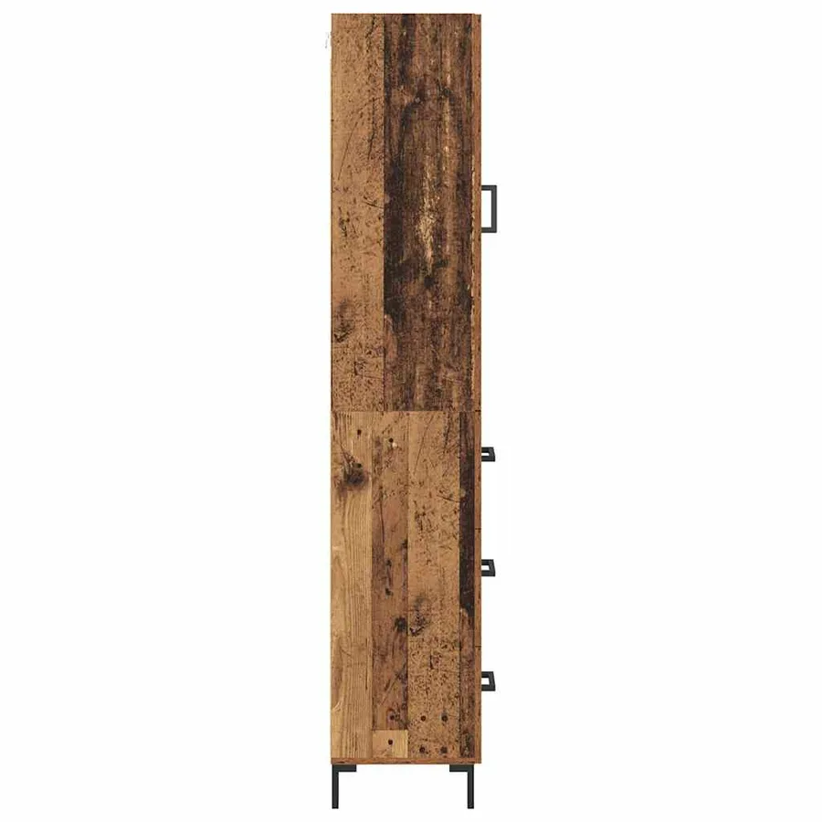 Haut Armoire Bois Ancien 69,5 x 34 x 180 cm Bois d'ingénierie - 9