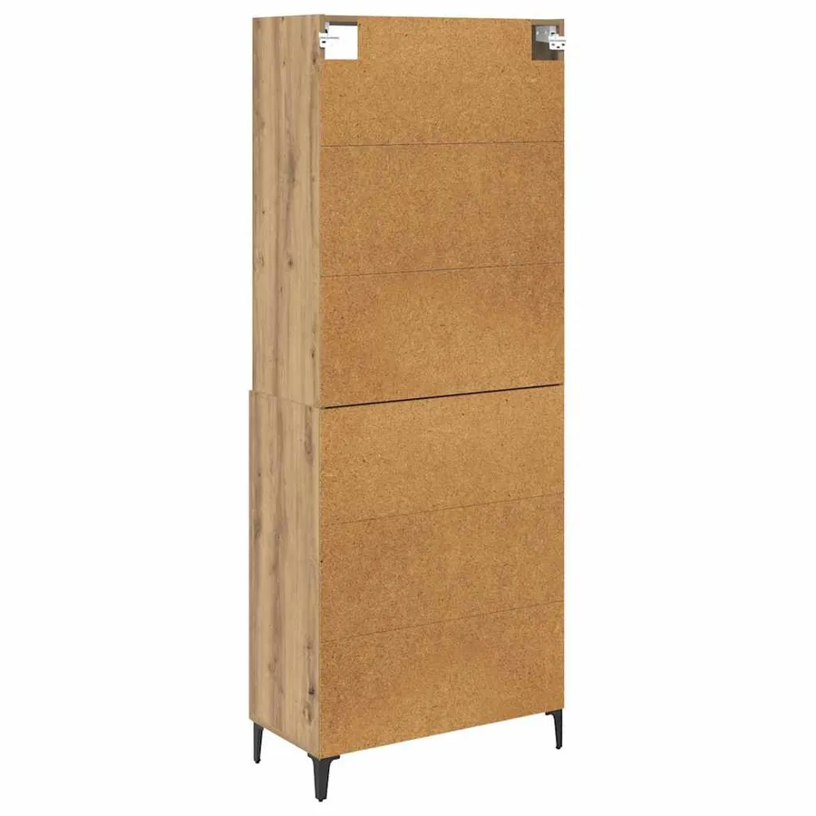 Haut Armoire Chêne artisanal 69,5 x 34 x 180 cm - 10