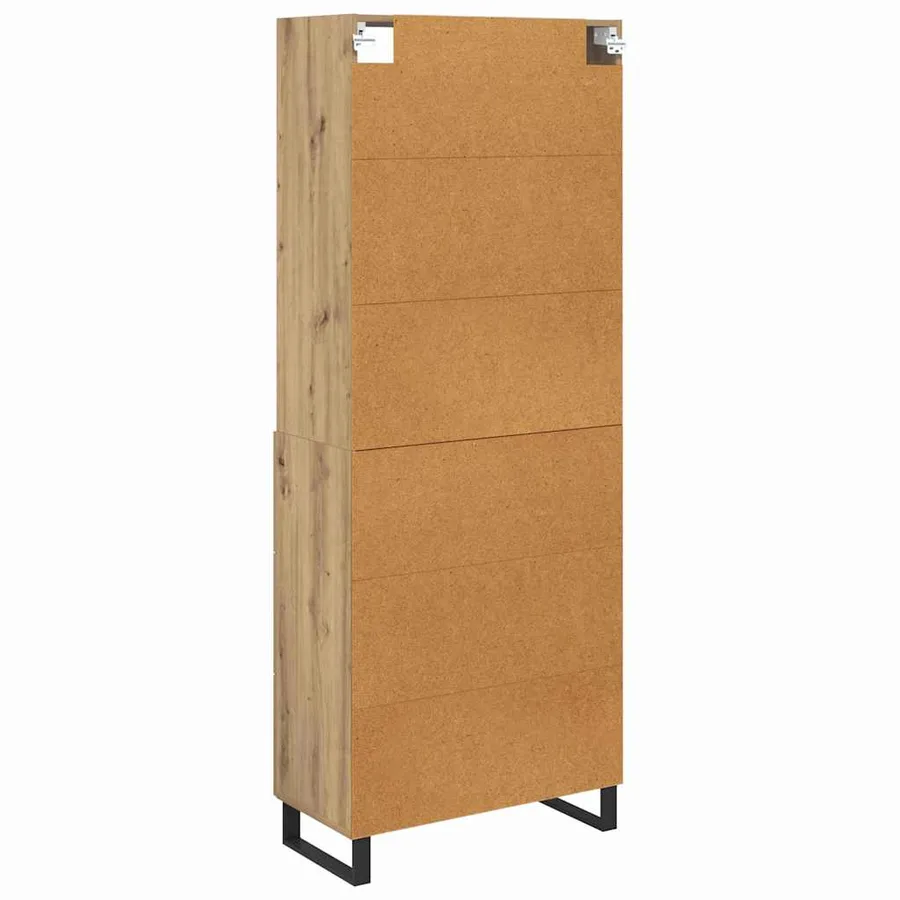 Haut Armoire 2 pcs Chêne artisanal 69,5 x 34 x 180 cm - 10