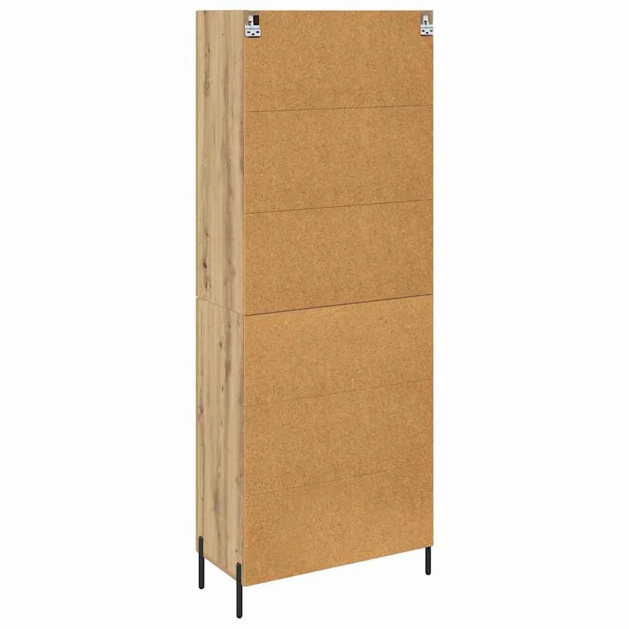 Haut Armoire Chêne artisanal 69,5 x 34 x 180 cm - 10