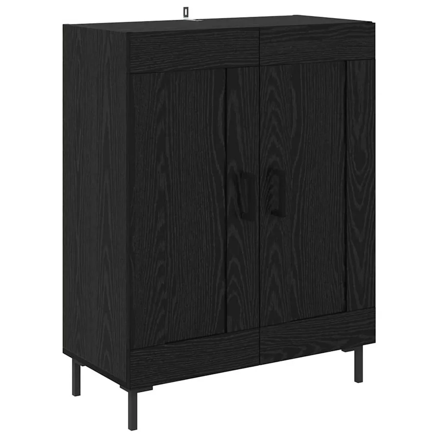 Haut Armoire Chêne noir 69,5 x 34 x 180 cm Bois d'ingénierie - 6