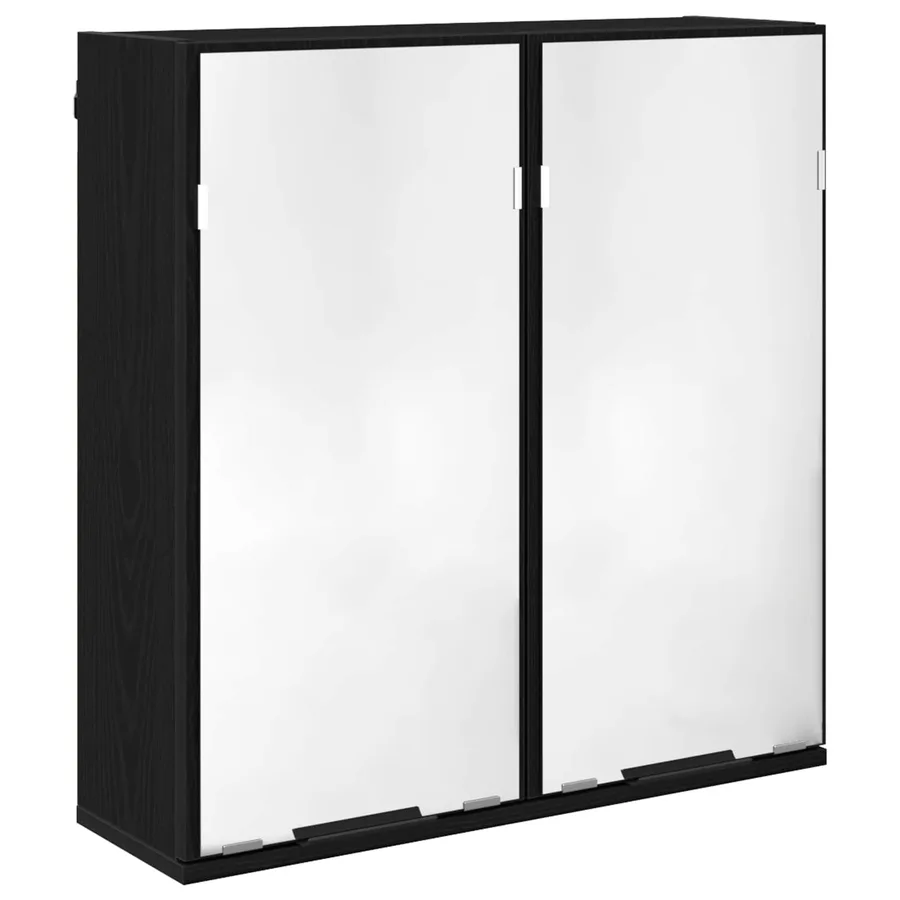 Ensemble de mobilier de salle de bain 4 pcs Chêne noir - 5