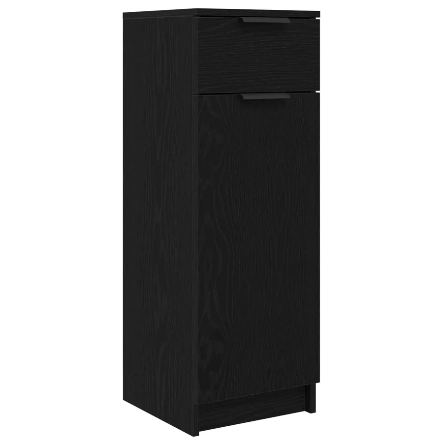Ensemble de mobilier de salle de bain 4 pcs Chêne noir - 7