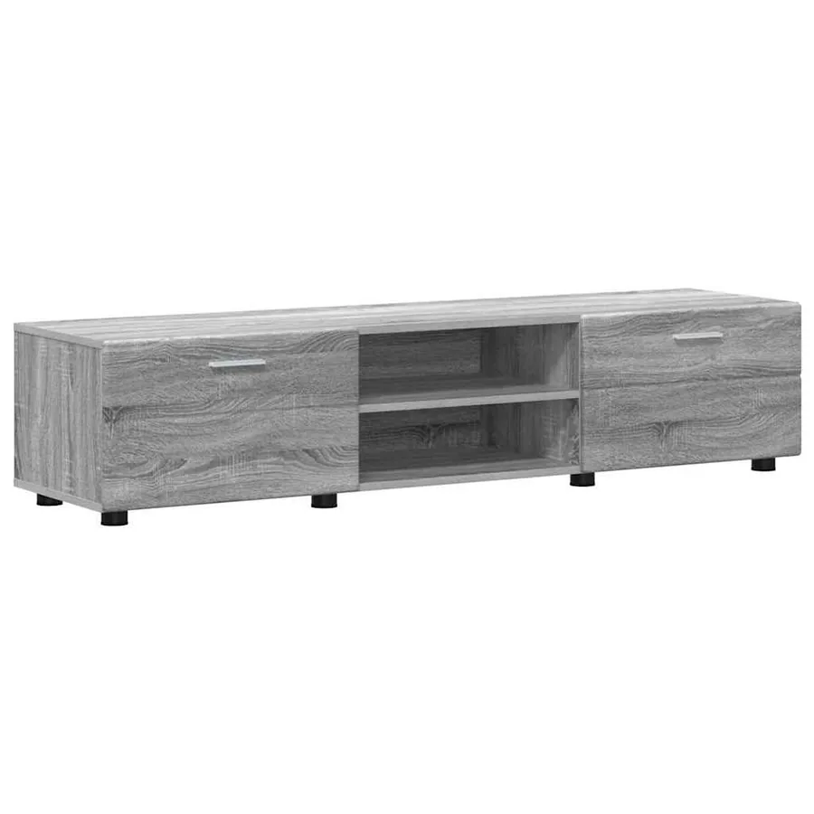 Ensemble meuble TV FLORIN 3 pcs Gris Sonoma Bois d'ingénierie - 6
