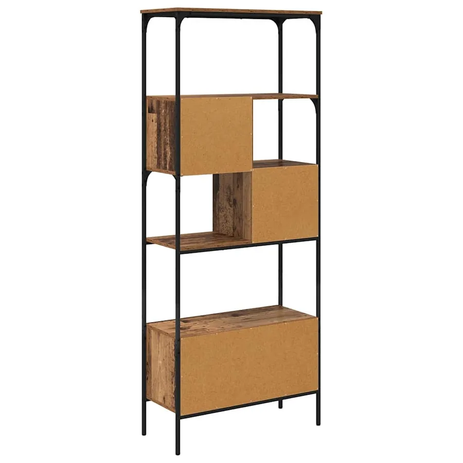 Bibliothèque Bois Ancien 76 x 33 x 188,5 cm Bois d'ingénierie - 7