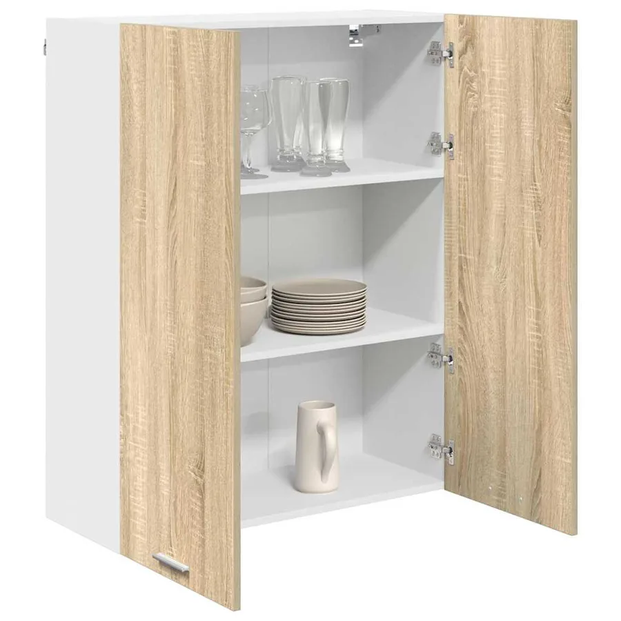 Armoire suspendue avec stockage Chêne Sonoma 80 x 31 x 100 cm - 3