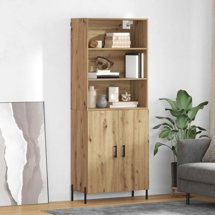 Haut Armoire Chêne artisanal 69,5 x 32,5 x 180 cm