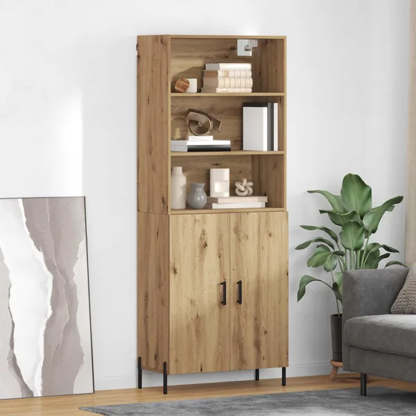 Haut Armoire Chêne artisanal 69,5 x 32,5 x 180 cm