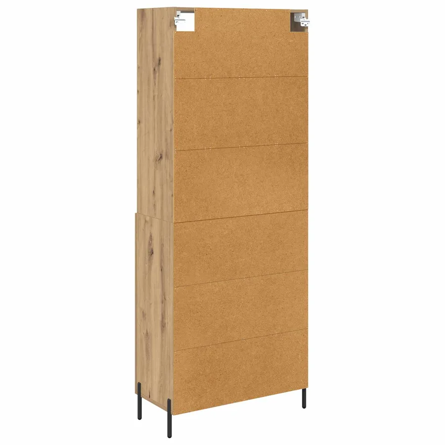 Haut Armoire Chêne artisanal 69,5 x 32,5 x 180 cm - 10