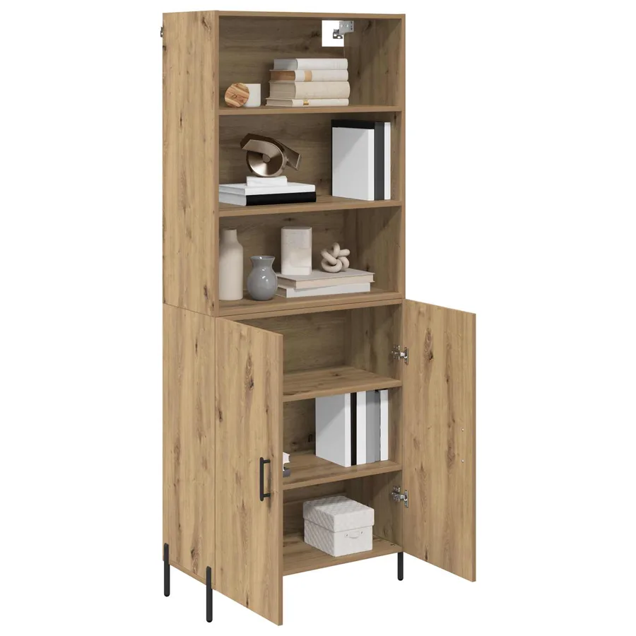 Haut Armoire Chêne artisanal 69,5 x 32,5 x 180 cm - 3