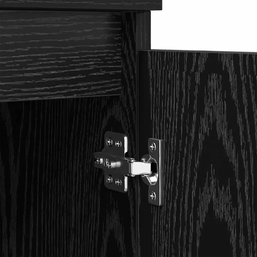 Buffets 2 pcs Chêne noir 60 x 35 x 70 cm Bois d'ingénierie - 12